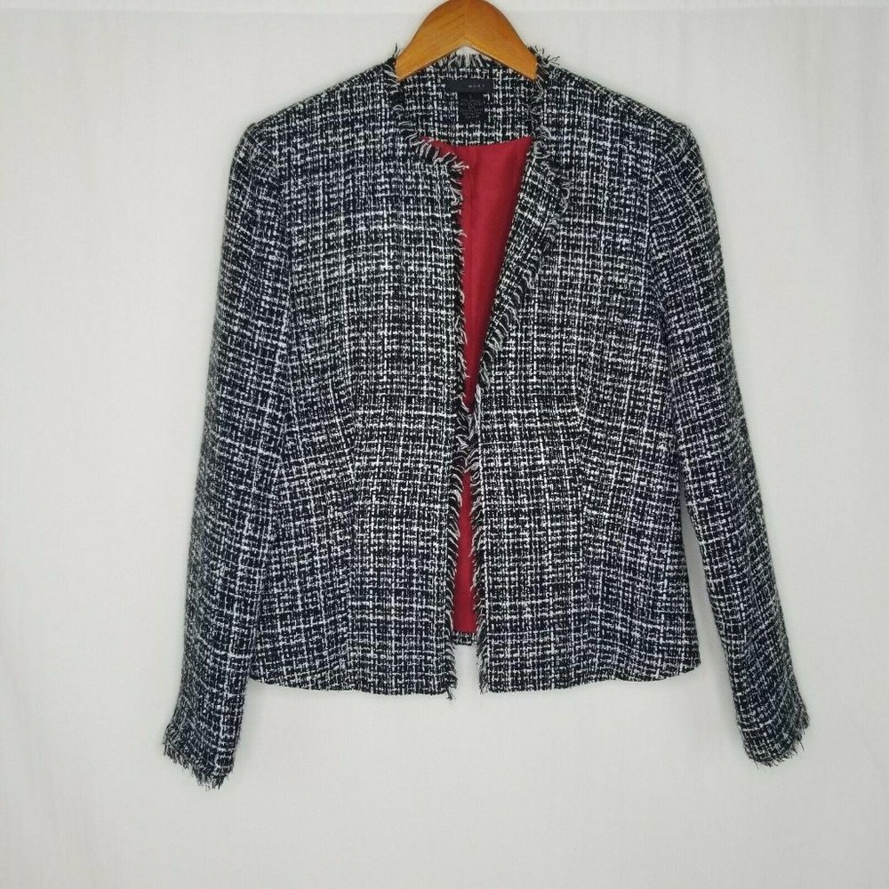 WDNY Tweed Blazer Size 4 Career Jacket